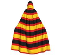 Pidgazdfgv Cape Jedi à capuche avec drapeau allemand pour adulte, pour Halloween, Noël, cosplay, uniforme de vampire 59