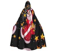 Pidgazdfgv Cape Jedi à capuche Merry Christmas pour adulte, pour Halloween, Noël, cosplay, uniforme de vampire 59