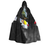 Pidgazdfgv Cape Jedi à capuche papillon et coccinelle pour adulte - Pour Halloween, Noël, fête, cosplay, uniforme de vampire 59