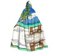 Pidgazdfgv Cape Jedi à capuche pour adulte - Cape de vacances tropicales pour Halloween, Noël, cosplay, uniforme de vampire 59