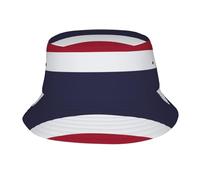 Pidgazdfgv Chapeau cloche unisexe avec drapeau de la Thaïlande - Pour l'extérieur, la plage, les vacances, la rentrée scolaire - Noir