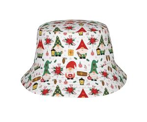 Pidgazdfgv Chapeau cloche unisexe avec motif nain mignon pour l'extérieur, la plage, les vacances, la rentrée scolaire, noir