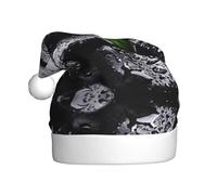 Pidgazdfgv Chapeaux de Noël en forme de gouttes de pluie sur rocher pour adultes - Décorations de Noël amusantes en verre pour fête de Père Noël