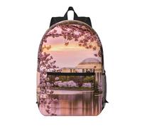 Pidgazdfgv Cherry Blossoms Sac à dos pour ordinateur portable 1 17 pouces pour l'école, les affaires, les vols approuvés pour w nd, sac de bagage pour femme et homme
