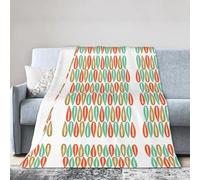 Pidgazdfgv Couverture polaire de style moderne du milieu du siècle - Couverture moelleuse douce et chaude - Polyvalente - Pour adulte, canapé, lit, animal domestique