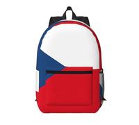 Pidgazdfgv Drapeau de la République tchèque 17 pouces Sac à dos pour ordinateur portable école affaires vol approuvé w nd Bagages Sleeve Femmes Hommes