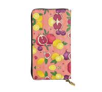 Pidgazdfgv Exotic Fruits Portefeuille en cuir avec blocage RFID pour téléphone portable Grande capacité Cadeau