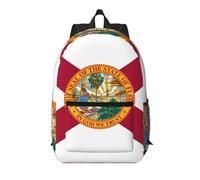Pidgazdfgv Flag Of Florida Sac à dos pour ordinateur portable 17 pouces pour l'école, les affaires, les vols approuvés pour w nd pour homme et femme
