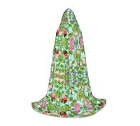 Pidgazdfgv Flamingo Love Flowers Cape à capuche Halloween Enfant Déguisement Enfant Accessoires Costume Fête Cosplay