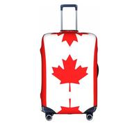 Pidgazdfgv Housse de protection pour valise, motif drapeau canadien, taille S-XL, blanc, XL