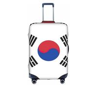 Pidgazdfgv Housse de protection pour valise, motif drapeau de la République de Corée, blanc, L