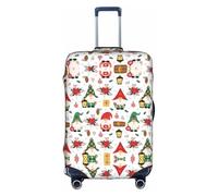 Pidgazdfgv Housse de protection pour valise, motif nain mignon pour valise, taille S-XL, blanc, XL