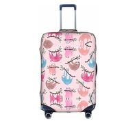 Pidgazdfgv Housse de protection pour valise, motif paresseux coquin, pour valise, taille S-XL, blanc, S