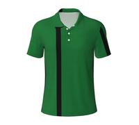 Pidgazdfgv Polo drapeau du Sultanat de Delhi pour homme - Coupe sèche - Évacuation de l'humidité - Manches courtes - Cadeaux, Noir , XXL