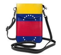 Pidgazdfgv Portefeuille à bandoulière en cuir pour femme Motif drapeau du Venezuela Petit sac à main de voyage Sac à main pour téléphone portable Petit sac à main