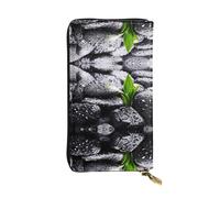 Pidgazdfgv Portefeuille en cuir avec fermeture éclair pour femme - Fermeture éclair - Grande capacité - Cadeau idéal pour les voyages