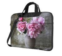 Pidgazdfgv Pretty Roses Sac pour ordinateur portable d'affaires Unisexe Bandoulière Sacoche pour la rentrée scolaire, Noir , 15.6 inch