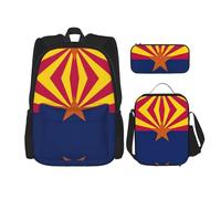 Pidgazdfgv Sac à dos avec drapeau de l'État de l'Arizona pour enfants, garçons et filles, sac à dos, sac à dos d'école, sac à dos, cadeau pour étudiant