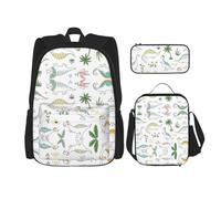 Pidgazdfgv Sac à dos de marche dinosaure pour enfants, garçons et filles, sac à dos d'école, sac à dos, cadeau pour étudiant
