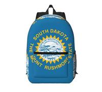 Pidgazdfgv Sac à dos pour ordinateur portable 17" avec drapeau du Dakota du Sud - Pour l'école, les affaires, les vols, les w nds - Pour homme et femme