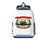 Pidgazdfgv Sac à dos pour ordinateur portable de 17 pouces avec drapeau de l'État de Virginie occidentale pour l'école, les affaires, les vols approuvés pour w nd, pour femmes