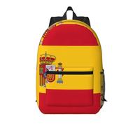Pidgazdfgv Sac à dos pour ordinateur portable de 17 pouces avec drapeau espagnol pour l'école, les affaires, les vols, sac de w nd, sac à dos