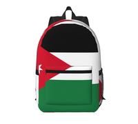 Pidgazdfgv Sac à dos pour ordinateur portable de 17 pouces avec drapeau jordanien - Pour l'école, les affaires, les vols, les w nds - Pour homme et femme