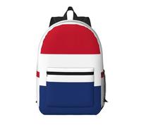 Pidgazdfgv Sac à dos pour ordinateur portable de 17 pouces avec drapeau néerlandais - Pour l'école, les affaires, les vols, les w nds - Pour homme et femme