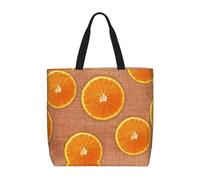 Pidgazdfgv Sac à provisions écologique Citrons et oranges Sac fourre-tout pour l'école, le travail, ordinateur portable, femme et fille, sac à main pour tous les jours