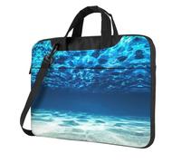 Pidgazdfgv Sacoche pour ordinateur portable avec vue sous-marine sur l'océan Unisexe, Noir , 15.6 inch