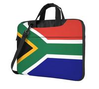 Pidgazdfgv Sacoche pour ordinateur portable Motif drapeau de l'Afrique du Sud Unisexe, Noir , 15.6 inch