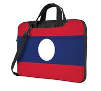 Pidgazdfgv Sacoche pour ordinateur portable Motif drapeau du Laos Unisexe, Noir , 15.6 inch