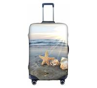 Pidgazdfgv Seashells On The Beach Housse de protection pour valise de taille S à XL, blanc, M