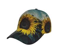 Pidgazdfgv The Most Beautiful Sunflower Cap Hat Baseball Polo Women Mens Headwear Workout Outdoor Activity Student School Teacher Black