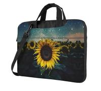 Pidgazdfgv The Most Beautiful Sunflower Sacoche pour ordinateur portable d'affaires Unisexe Bandoulière Sacoche pour la rentrée scolaire, Noir , 13 inch