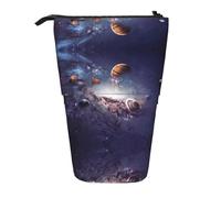 Pidgazdfgv The Solar System Trousse à crayons portable pour l'école, le bureau, les étudiants, adultes, filles, garçons, cadeau de maquillage