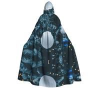 Pidgazdfgv Tree Decor - Cape Jedi à capuche pour adulte, pour Halloween, Noël, cosplay, uniforme de vampire 59