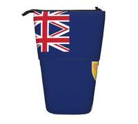 Pidgazdfgv Trousse à crayons avec drapeau des îles Turques et Caïques - Portable - Pour l'école, le bureau, les étudiants, les adultes, les filles, les garçons, le maquillage