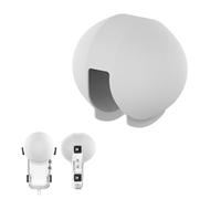 Pidynx Coque de protection en silicone pour Insta360 X5 Full Stealth Dive Case - Résistant aux chocs, imperméable, résistant à la transpiration, facile à nettoyer, protection intégrale (blanc)