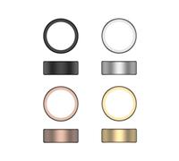 Pidynx Lot de 4 coques de protection pour Oura Ring 4 2024 - Coque en TPU galvanisé pour Smart Ring, résistante aux rayures, imperméable et résistante à la transpiration, aux chocs, protection