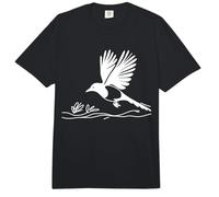 Pie-Bavarde Linéaire Observateur d'oiseaux Comfort Colors Adult Heavyweight T-Shirt