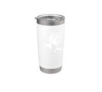 Pie-Bavarde Linéaire Observateur d'Oiseaux Gobelet isotherme en acier inoxydable double paroi