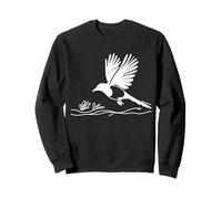 Pie-Bavarde Linéaire Observateur Oiseaux Sweatshirt