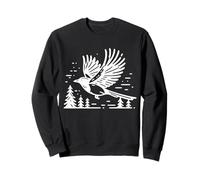 Pie-Bavarde Linéaire Observateur Oiseaux Sweatshirt