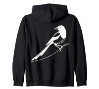 Pie-bavarde Linéaire Ornithologue Sweat à Capuche