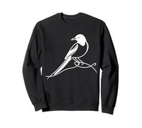 Pie-bavarde Linéaire Ornithologue Sweatshirt