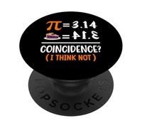 Pie Equals 3.14 Coïncidence I Think Not PopSockets PopGrip Adhésif