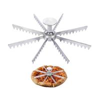 Pie Portion Divider - Multti Cutter, Aluminum Alloy Baking Tool, Long Lasting Duraable Kitchen Accessory |Pie Crust Divider for TriangularPies, Pizza, Cake, Bakery, Pastry, Dessert, Home