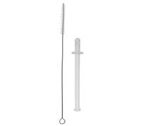 Piebert Fix Tuyau à lait 55794 + brosse de nettoyage compatible avec DeLonghi Magnifica Evo & Start ECAM220 ECAM222 ECAM290 ECAM292 ECAM293 - Remplacement AS00002606