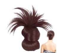 Pièce à cheveux Bun - Extension de synthétique léger, améliorateur de naturel |Clip sur une perruque Natural léger Natural confortable Hairlip quotidien, facile à appliquer un clip de désordonné, u